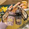 Wallet 2024 New Compact Bag Hanging Accessories Earphone Bag Mouth Red Envelope Mini Keychain Bag