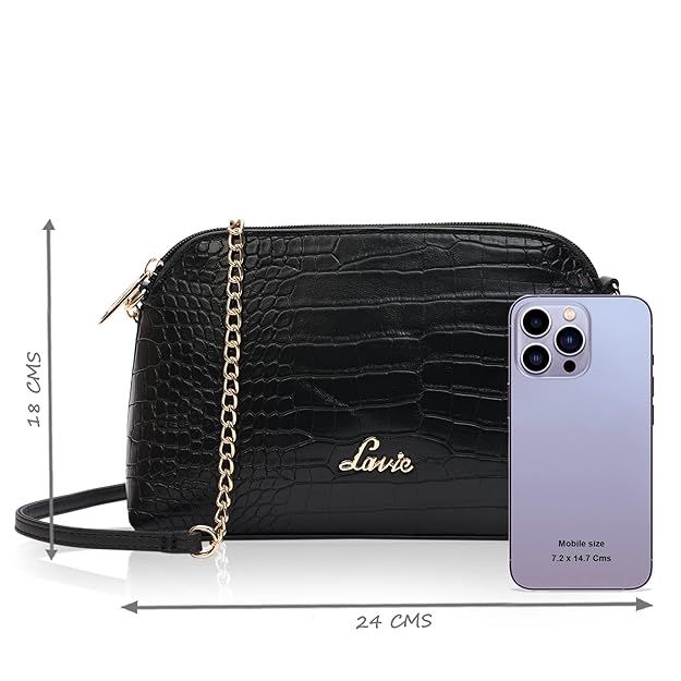 Женская глянцевая сумка-слинг Hemi Dome | Женская сумочка-кошелек