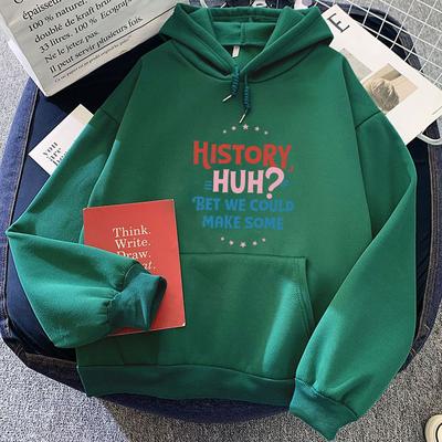 Красный Белый и Королевский Синий Женские Модные Принтованные Кавайные Толстовки Осень Зима Плюс Бархатные Свободные Толстовки Японский Стиль