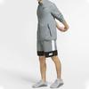 Nike Dri Fit Jackets Men's Gray Stand Collar Moderate Other