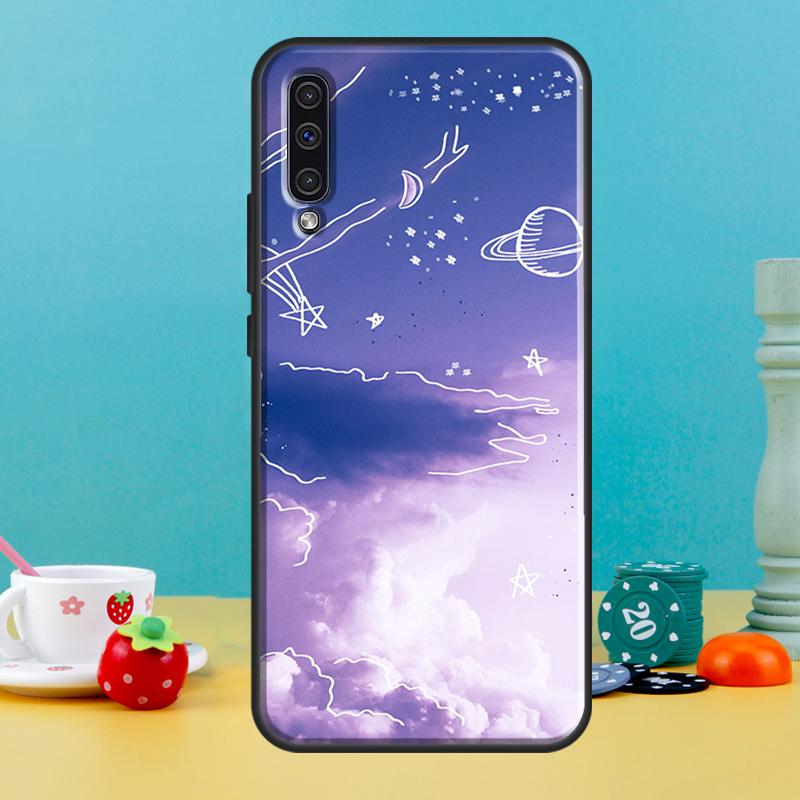 Purple aesthetic Case For Samsung Galaxy A15 A55 A35 A53 A33 A13 A36 A56 A26 A16 A22 A32 A52 A54 A34 A05 A06
