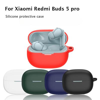 Для Xiaomi Redmi Buds 5 pro защитный чехол для наушников силиконовый милый чехол сиамский силиконовый чехол чистого цвета для Redmi Buds 5 pro