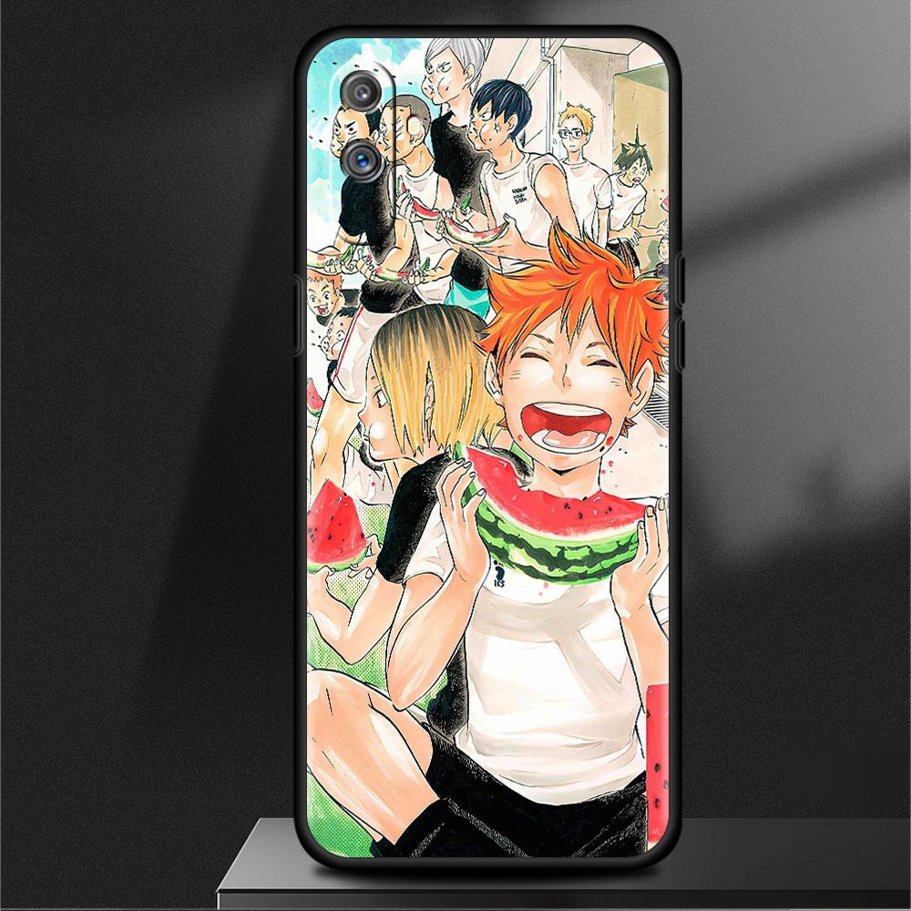 Soft Case For Oppo Realme 8 C21Y C21 GT Neo 2 Pro 3 7 9 Pro 8i 6 C11 9i C35 C15 Master C12 C3 Phone Cover Haikyu!! Anime Funda