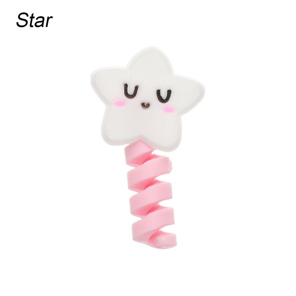 Мультяшный USB органайзер для кабеля, защитная трубка, протектор для кабеля передачи данных, защита шнура, защита провода, накладка для зарядного кабеля