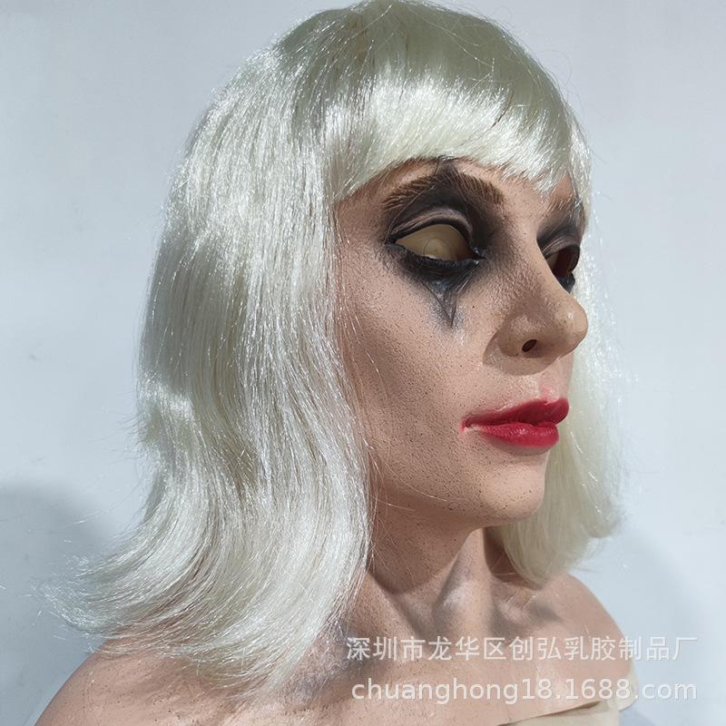 New Gotham City Harley Quinn Harley Quinn Latex mask, same style as in movies and TV shows JOKER Horror