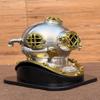 Diving Helmet Silver Diving Helmet Scuba Diving Helmet Diving Helmet with Wooden Base Deep Sea Scuba Diver Helmet Best Gift