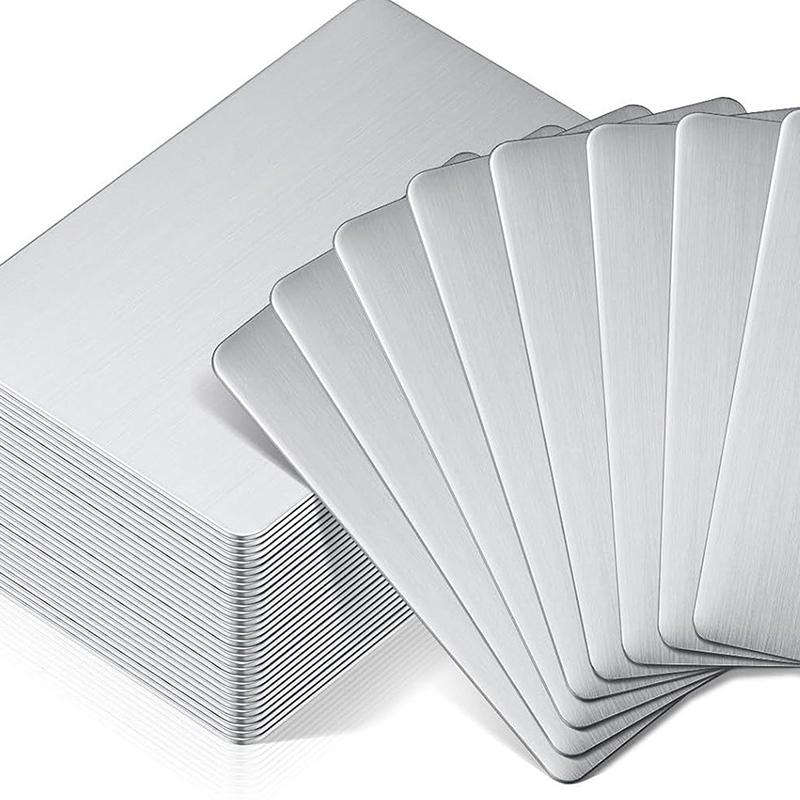 Business Card Engraving Blanks; Durability and Quality Stainless Steel Office Cards.