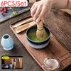 6PCS Japanese Matcha Tea Set Safe Bamboo Whisk Teaspoon Tea Sets Indoor Beverage Shop Tea-Making Tools Teaset Supplies