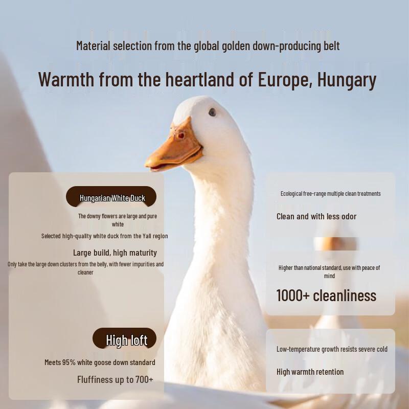 Jingdong Zhizao 90% White Duck Down Duvet