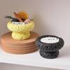 Creative Moon Surface Candle Container Eco-friendly Reusable Mini Flower Pot Cactus Candle