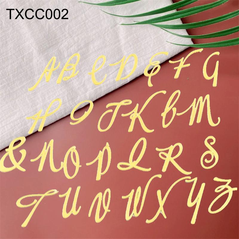 Золотое зеркальное акриловое украшение для торта С Днем рождения Английский алфавит Римская цифра Свадебная вечеринка Топпер для торта Вставка для кекса Флажок