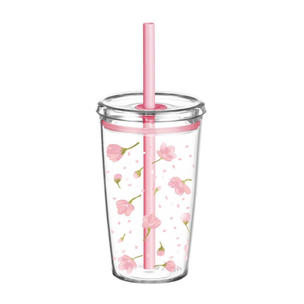 Tritan Water Bottle Transparent Drink Cup Cute Water Cup  Home Office