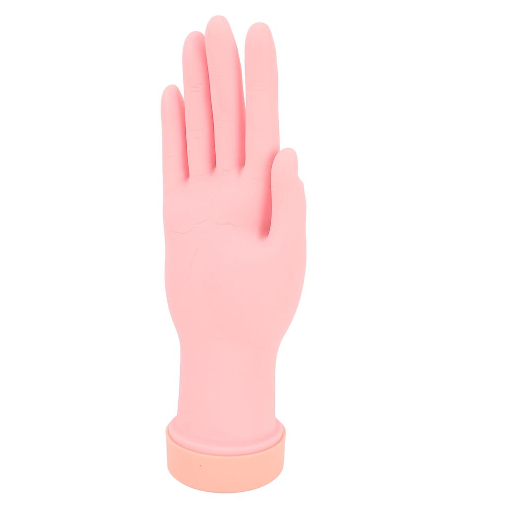 Маникюрная практика Модель руки Встроенные канавки для ногтей Сгибаемые ногти Типсы Художественный тренажер Рука для реквизита Di