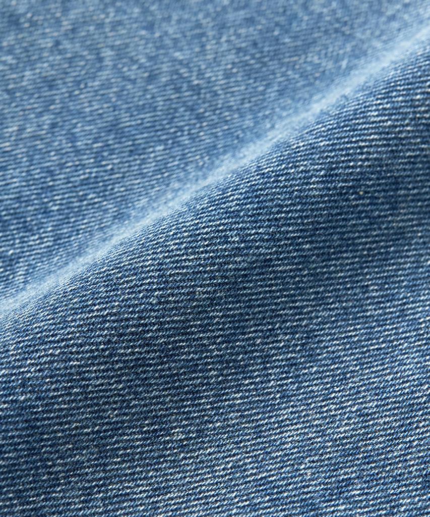 TOFFEE Washed Bermuda Denim Pants (Blue)
