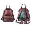 Женские рюкзаки из натуральной кожи, винтажные сумки классического дизайна для женских модных рюкзаков