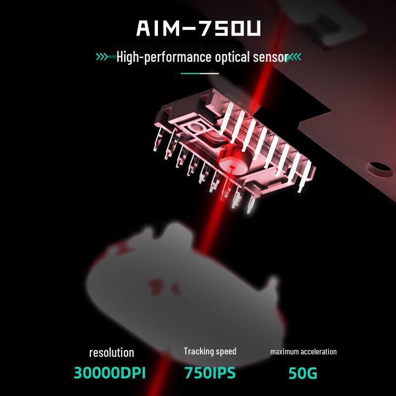 Беспроводная игровая мышь Dareu A980PRO MAX с тремя режимами