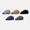 Beret Men's Spring Autumn Sunshade Sun Hat Forward Cap Youth Peaked Cap