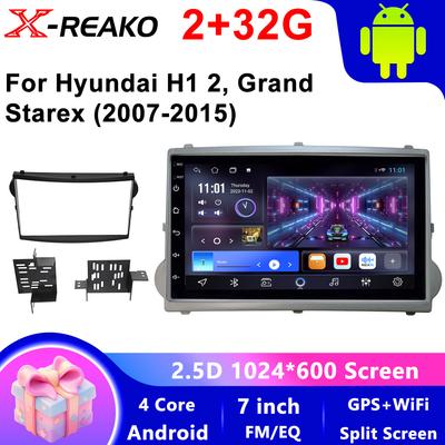 Android Auto Car Radio для Hyundai H1 Grand Starex TQ 2007 - 2015 Мультимедийный Видеоплеер Стерео GPS Навигация Carplay 2 din