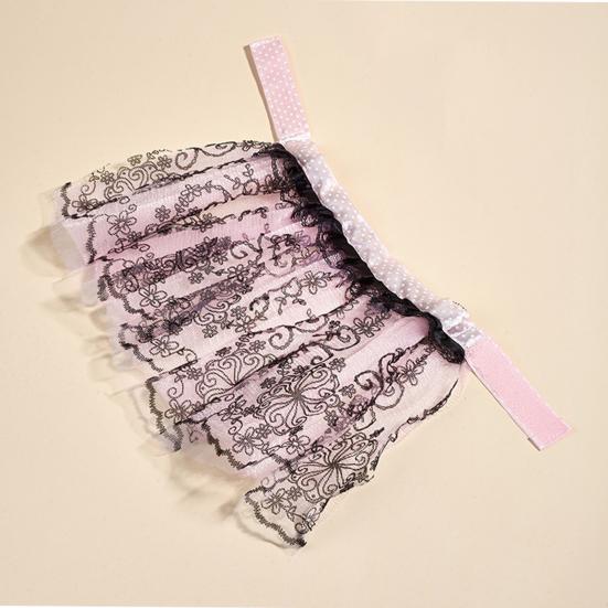 Pet Dress Super Soft Bow-knot Design Bright Color Easy-wearing Machine Washable Decorative Polyester