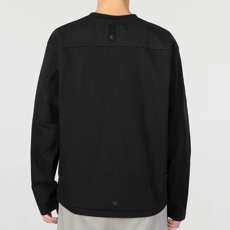 Adidas Sweatshirts Men's Black Crew Neck Moderate Other HM2942