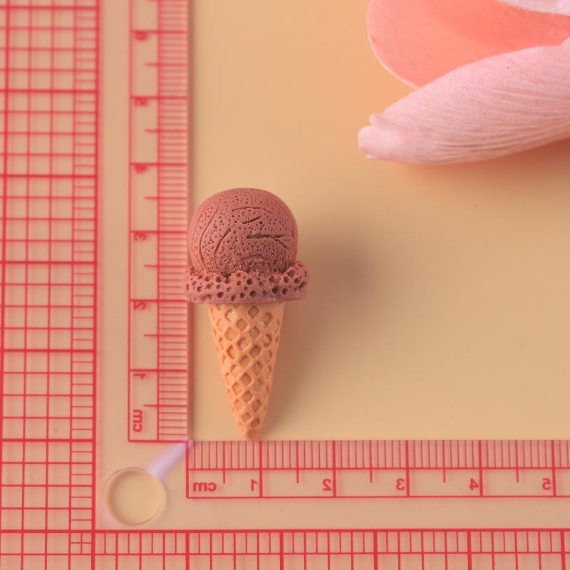 3D брелок для кукольного домика в виде рожка мороженого и подвеска для телефона из смолы ювелирные изделия аксессуары