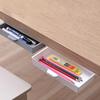 Self-Adhesive Hidden Storage Box Under the Table Makeup Organizer Under Desk Storage Drawer Organizer Box Stationery Storage