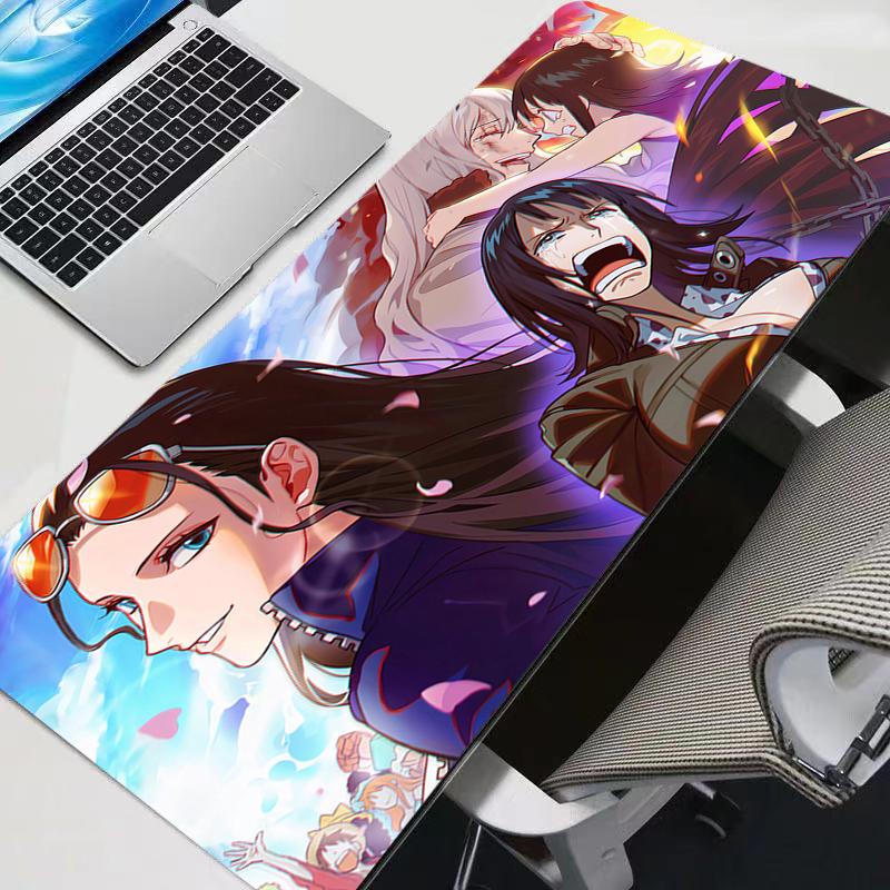 Mouse Pad One Piece Anime Durable Gaming Accessories Varmilo Keyboard Desk Mat Gabinete Gamer Carpet Mousepad Mouse Mats