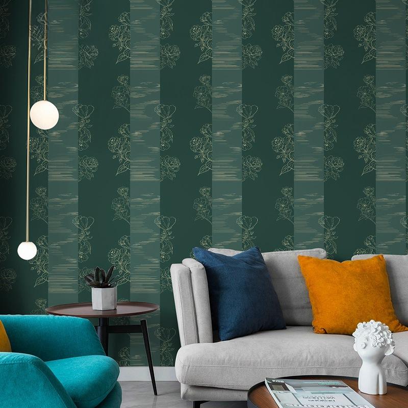 Waterproof PVC Self-adhesive Wallpaper Bedroom Background Wall Furniture Renovation Sticke