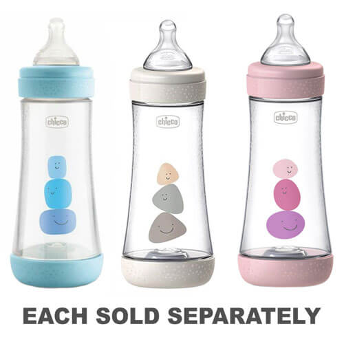 Chicco Perfect5 Silicone Bottle w/ Fast Flow 4m+ 300mL