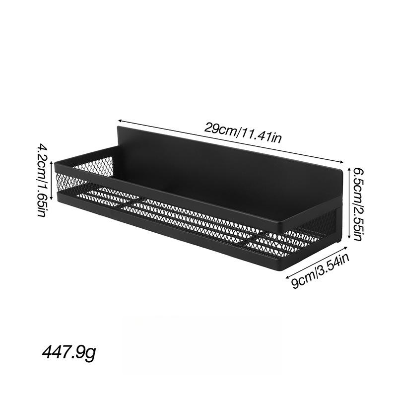 Lihe Magnetic Refrigerator Side Storage Rack, No Drill Kitchen Spice Organizer, Fridge Side Hanging Shelf