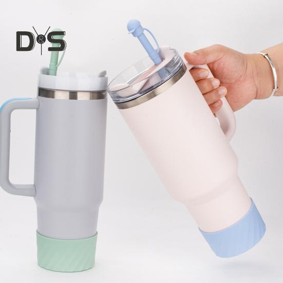 Силиконовый колпачок для соломинки, пыленепроницаемый, многоразовый, соломенный колпачок для чашек, герметичный, брызгозащищенный чехол для соломинки, подходит для различных чашек, экологически чистый аксессуар для соломинки