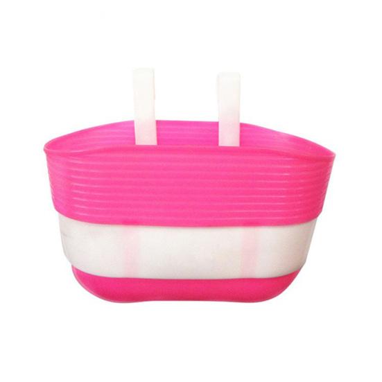 Велосипедная корзина большой вместимости яркого цвета с высокой грузоподъемностью, гладкими краями, простой установкой, для детского самоката, велосипеда, на руль, для переднего хранения