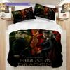 Dragon'S Flame Mystical Journey Bedding 1 Duvet Cover 2 Pillowcase Without Core Christmas Birthday Gift Soft And Comfortable Bedding Set
