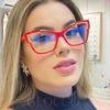 Optical Spectacle Eyeglasses Frames For Women Anti Blue Light Blocking Glasses Brand Designer Cat Eye Fashion Reading Glasses