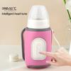 Baby Bottle Warmer Rechargeable Portable Type-C Charging Temperature Adjustable with LED Display Great Heat Retention On-the-go Baby Milk Bottle Cover