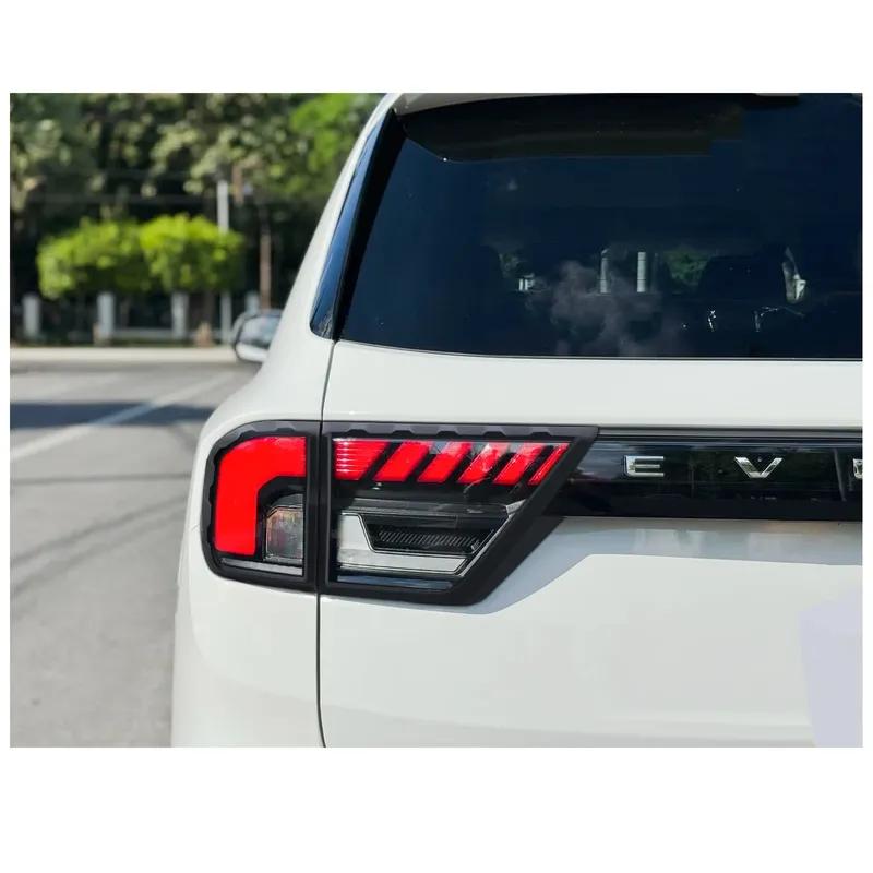 2 ШТ./КОМПЛ. Матовый черный чехол для задних фонарей Защита задних фонарей для Ford Everest 2024 4x4 Автоаксессуары