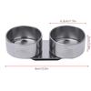 Double Stainless Steel Art Pallete Clip Pot Large Oil Painting Container with Lid