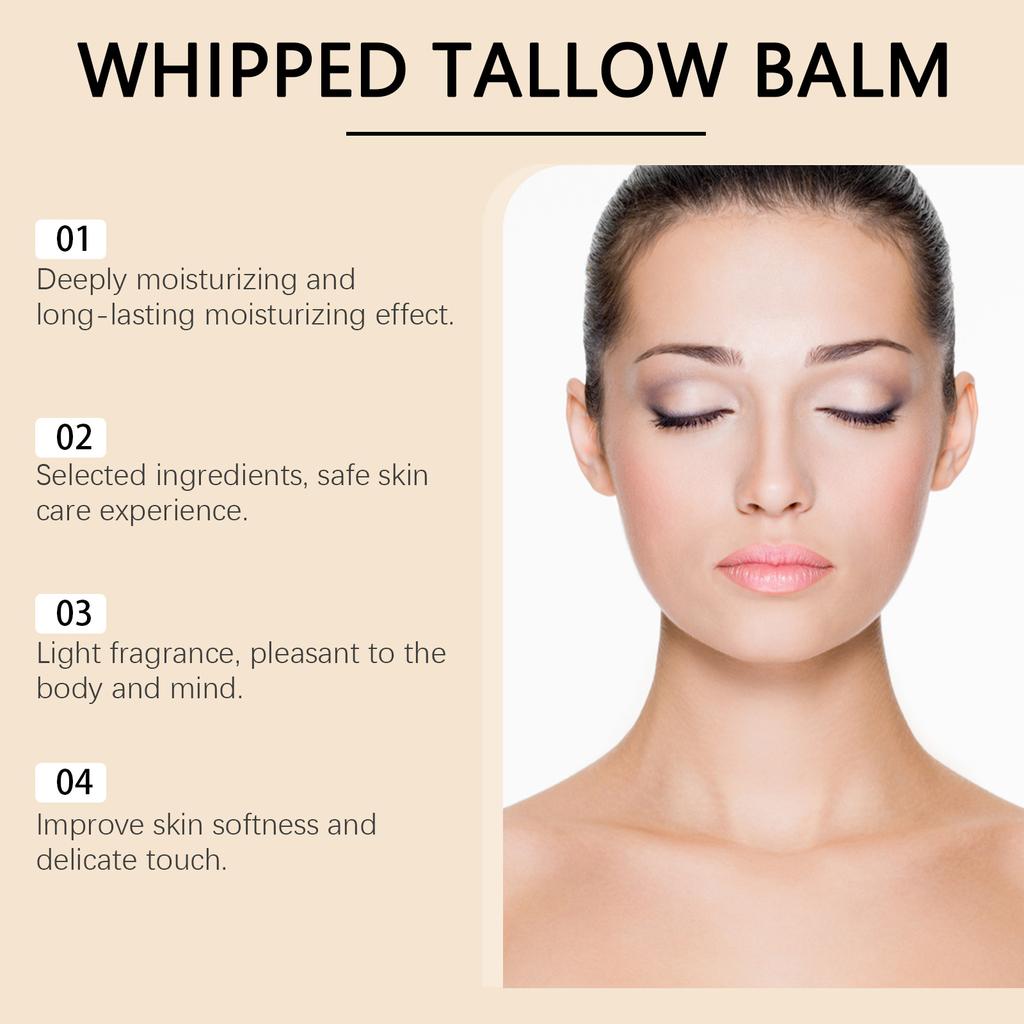 Увлажняющий крем для кожи Tallow Skin Мягкий увлажняющий уход за кожей, питательный крем Butter Мягко подтягивает кожу, увлажняет, восстанавливает и разглаживает кожу . 59г