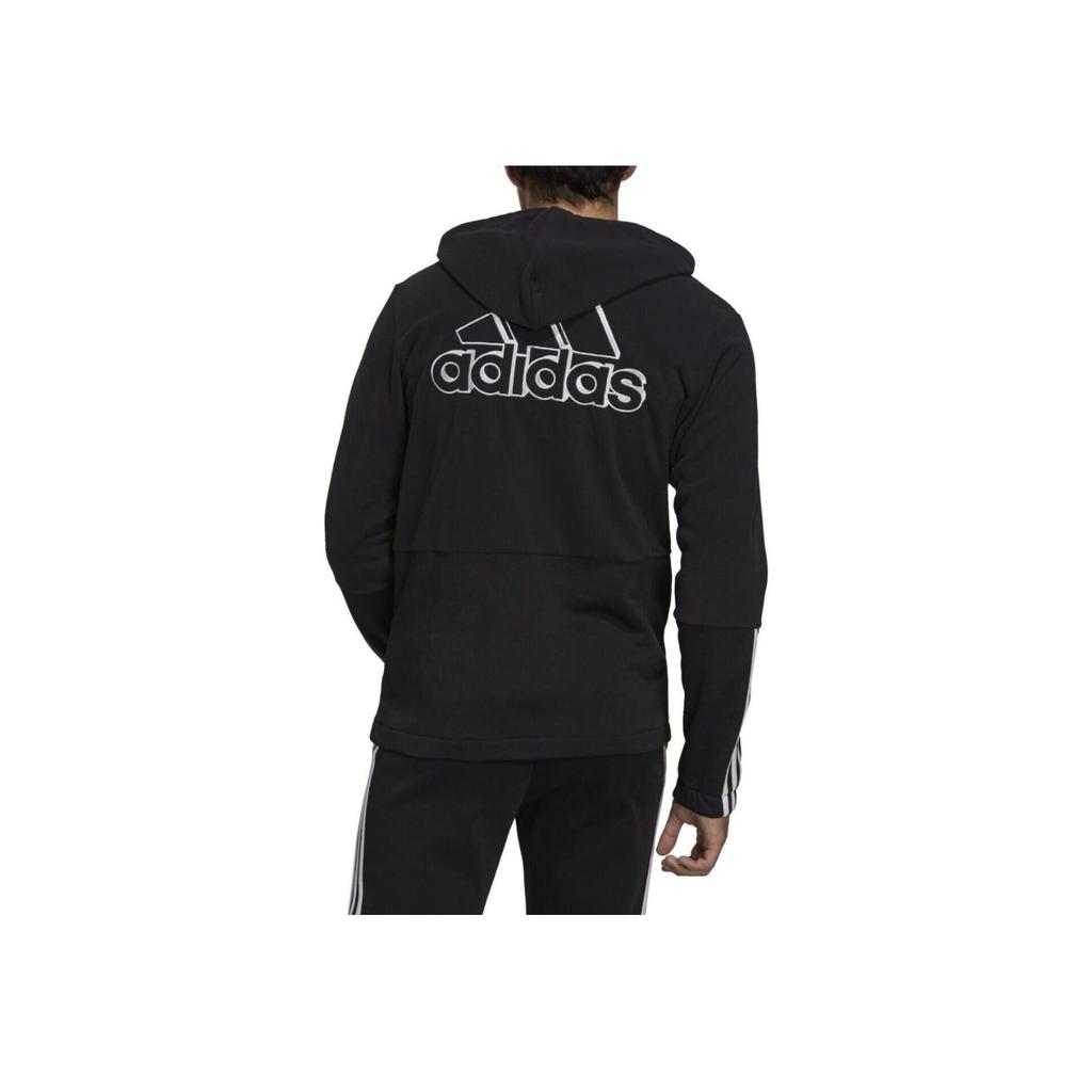 Adidas Куртка с логотипом на молнии, мужские куртки, черные GV5297