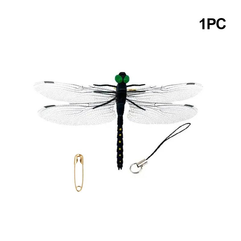 Уличный репеллент от комаров, имитация большой стрекозы, вставной стержень, репеллент от комаров, модель «Бог», игрушка, длина крыла 14 см