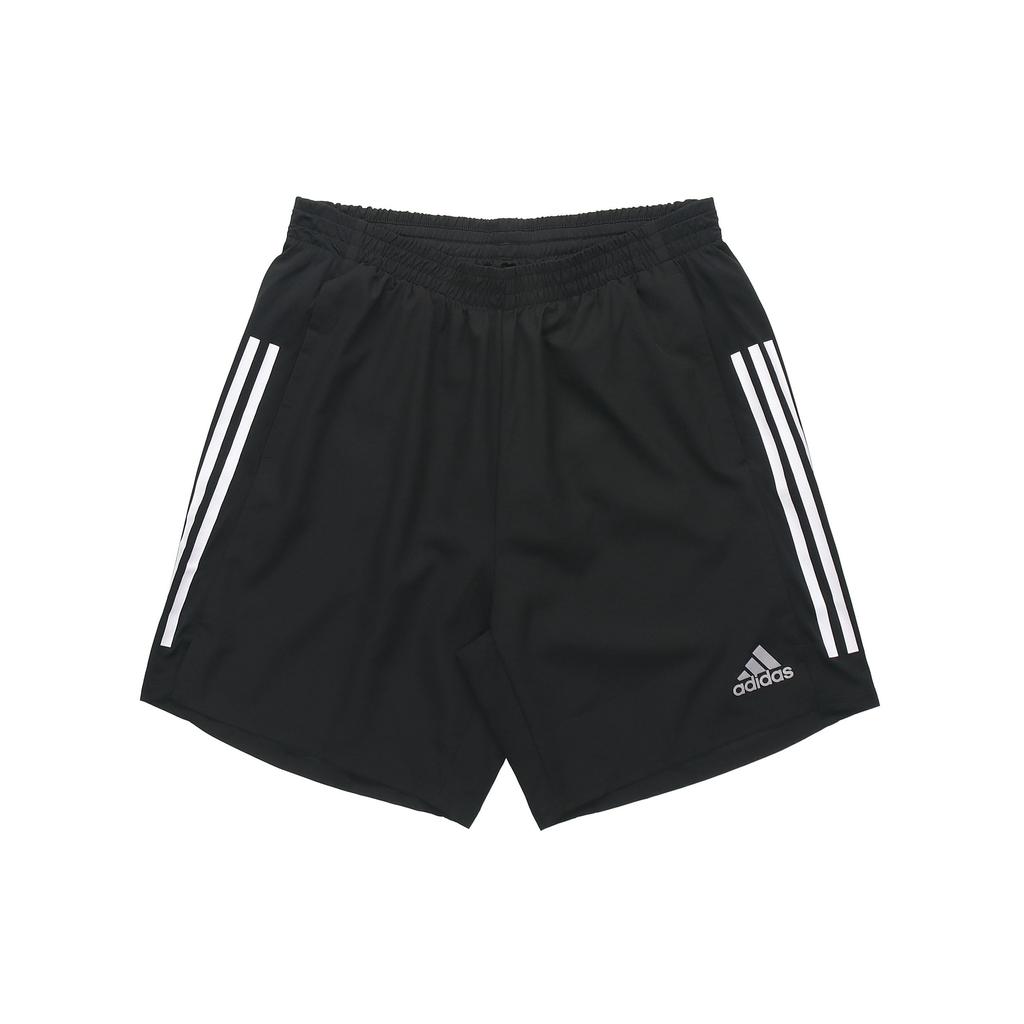Adidas Reflective Logo Stripe Loose Athletic Shorts Men Shorts Black GQ9352