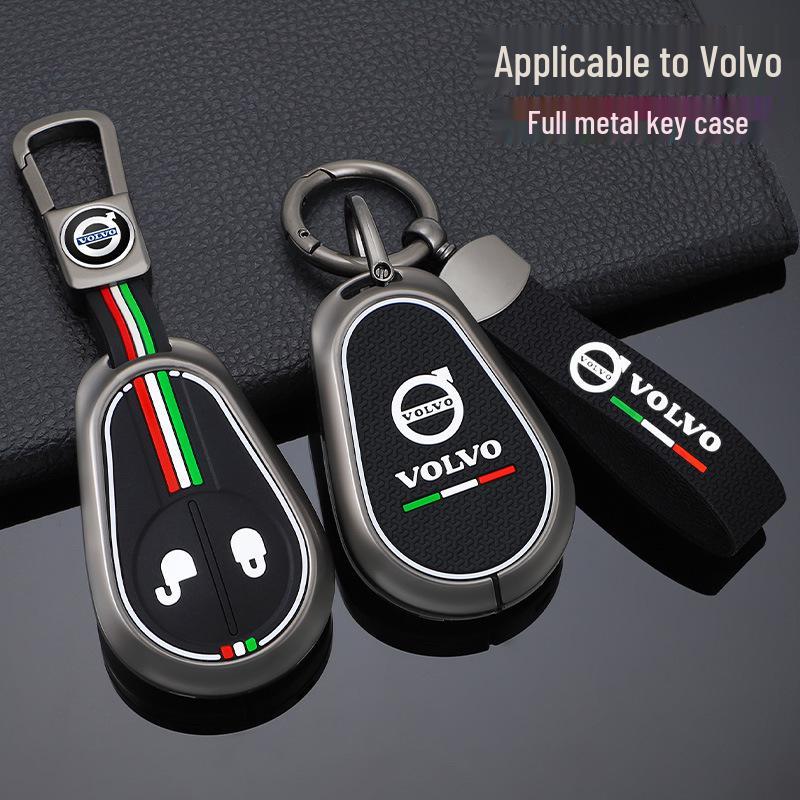 Metal Key Case for Volvo FM/FH Trucks, FH16 Tractors, Vans, Heavy Trucks, and Cars