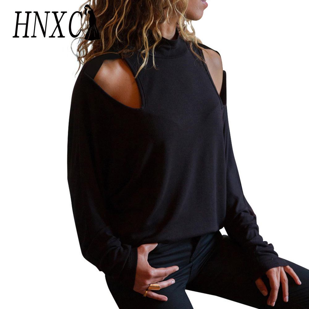 HNXC Женские модные повседневные осенне-зимние блузки и рубашки с принтом в стиле колор-блок, с длинным рукавом и полуворотником