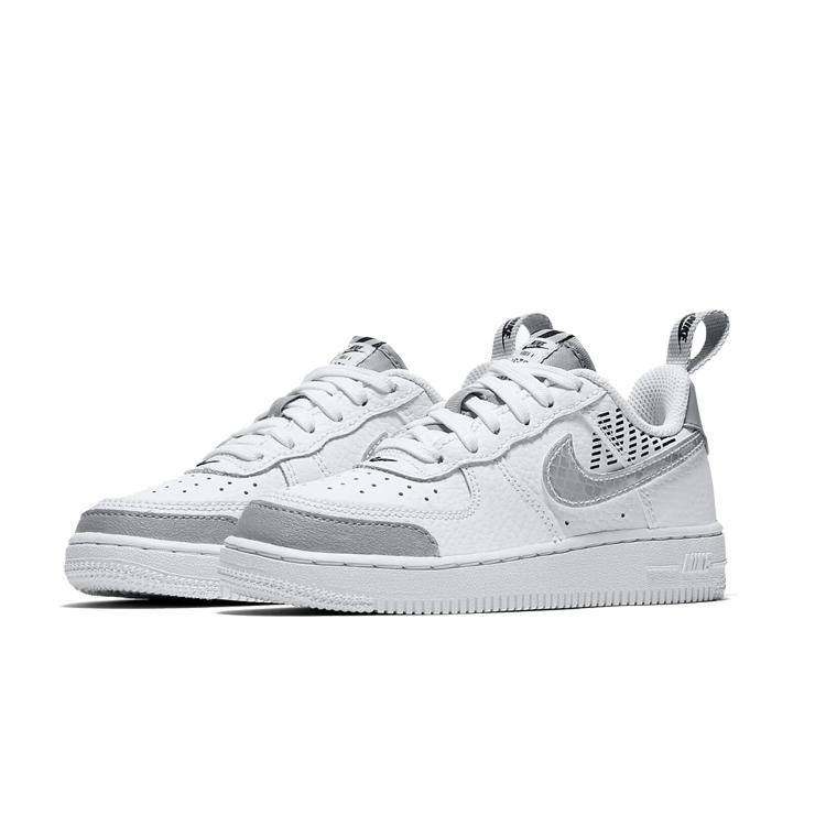Nike Air Force 1 Low 07 LV8 Белый Вольф Грей Черный PS CK0829-100