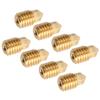 8Pcs 3D Printer Brass Nozzle Hotend Replacement for Bambu Lab X1c P1p 1.75 0.4mm High Temperature