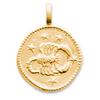 [Q8180] - Gold Plated 'Scorpion' Pendant - 16 Mm