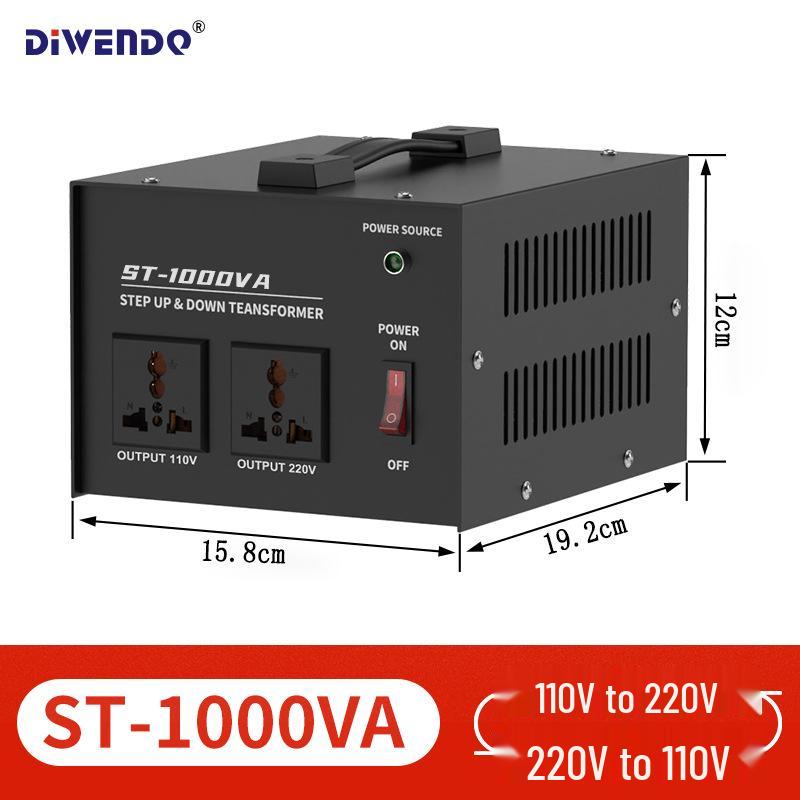 Повышающий/Понижающий Преобразователь Напряжения ST-500W/1000W/2000W/3000W 220В на 110В