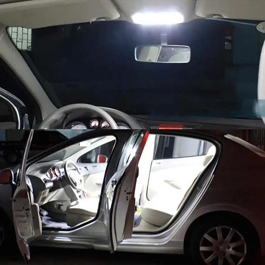 Универсальная лампа для чтения салона автомобиля 12В-24В COB 108SMD LED панель купольная лампа высокой яркости лампочка грузовик водонепроницаемая лампа