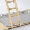 Bird Perch Parrots Stand Cockatiel Playstand Toy with Swing Ladder Chew Toy 55KF