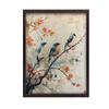 Gałązka Pełna Życia Gałązka Pełna Życia, 40X50 Cm, Rama Aluminiowa Złota, Papier Matowy 230 Gsm